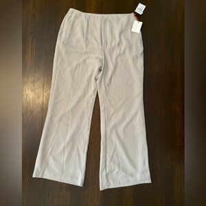 Tan Wide Leg Pants with Versatile Style